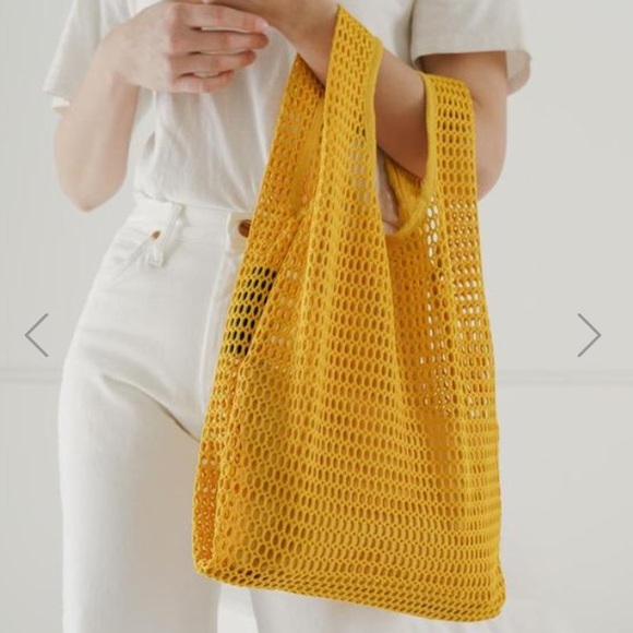 BAGGU Handbags - SALE🟢 Baggu Marigold Net Handbag Market Tote